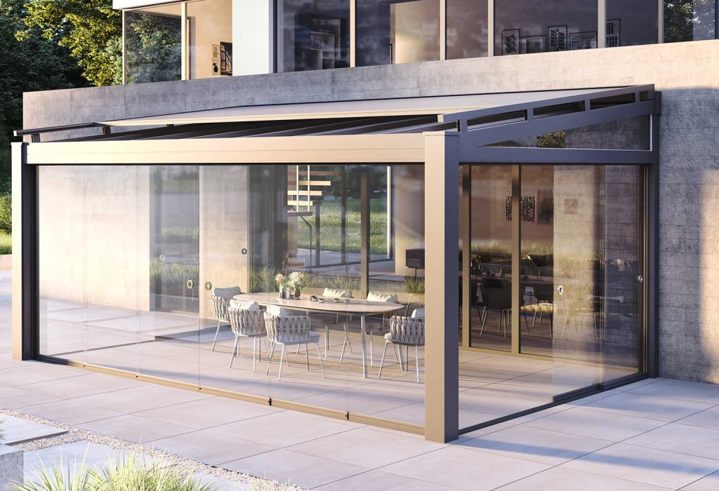 oorsprong multifunctioneel Electrificeren Glazen schuifwand » Voor terras & zomertuin | heroal